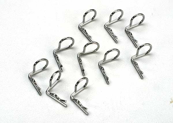3935 Body clip (mounting clip), angled, 90-degrees (10)