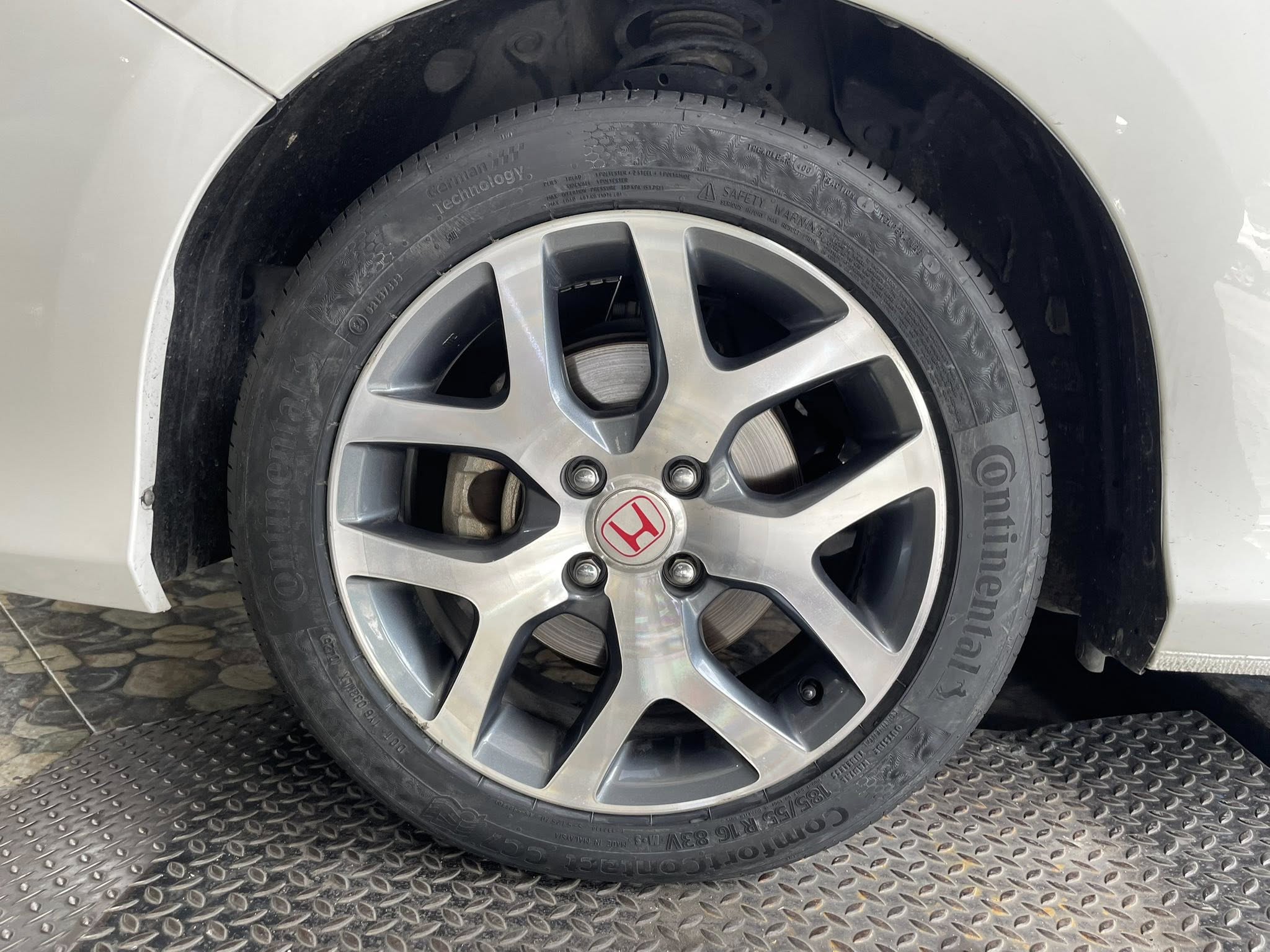 HONDA_CITY🚘เปลี่ยนยาง 🛞🐘#Continental_CC7_185/55R16