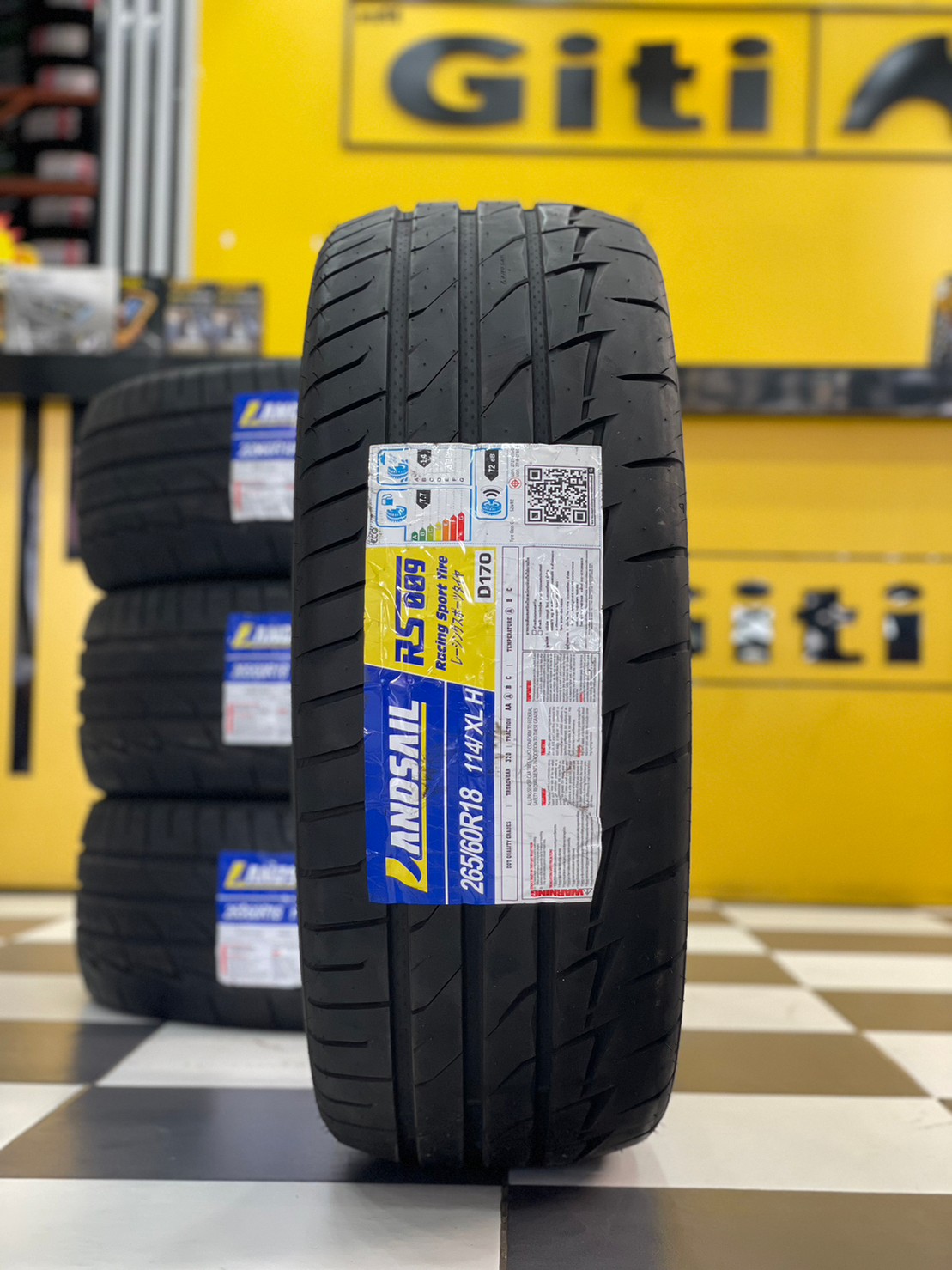 ยางสปอร์ตลายซิ่ง คุณภาพดี Lansail RS009 265/60R18 (4เส้น)