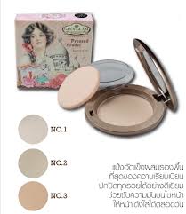 แป้งผสมรองพื้น Pressed Powder By Gina Glam No.01 และ02