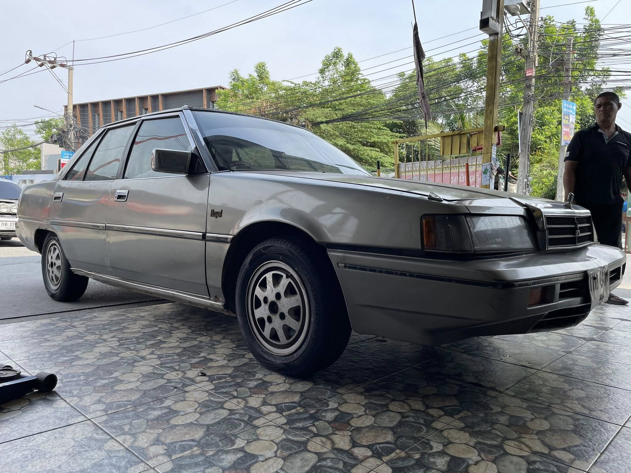 #MITSUBISHI_GalantRiyal🚘เปลี่ยนยาง 🛞🐘#GT RADIAL #ECOTEC 185/65R14 ❤️ 🛞 #ยางสมรรถนะสูง นุ่มเงียบ