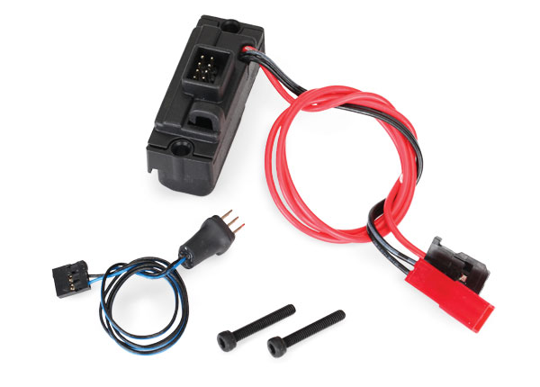 8028 LED lights, power supply (regulated, 3V, 0.5-amp), TRX-4/ 3-in-1 wire harness