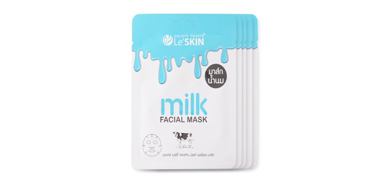 Le' SKIN milk Facial Mask มาส์กหน้าเด้งสูตรน้ำนม