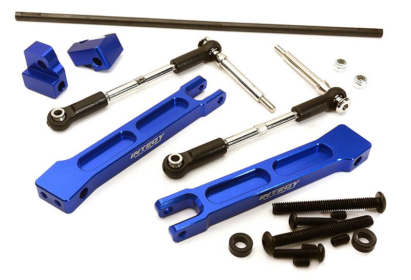 INT-C28433BLUE Rear Sway Bar Anti-Roll Bar Set for Traxxas X-Maxx 4X4