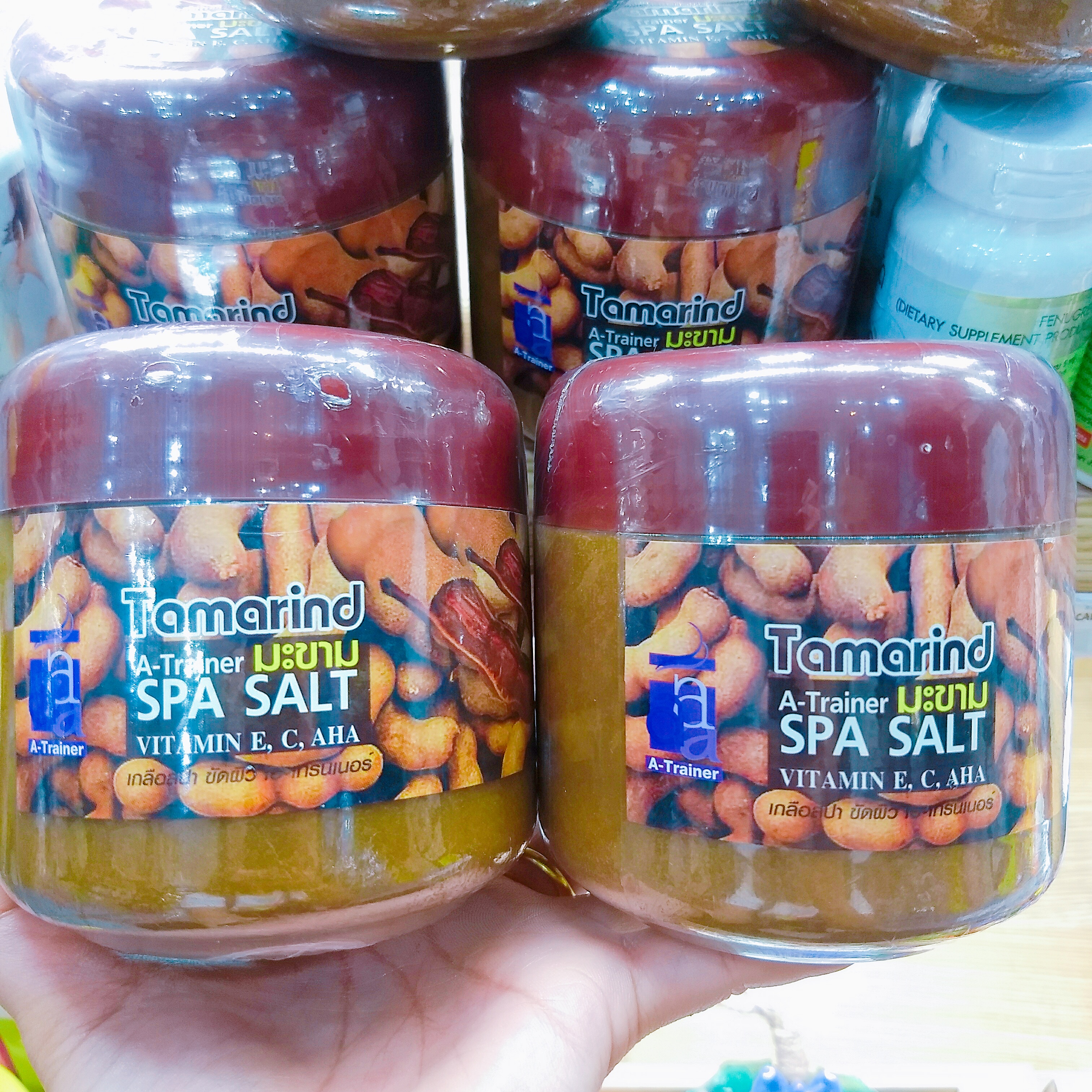 Tamarind a - trainer spa salt เกลือสปาขัดผิวเอ-เทรนเนอร์ มะขาม