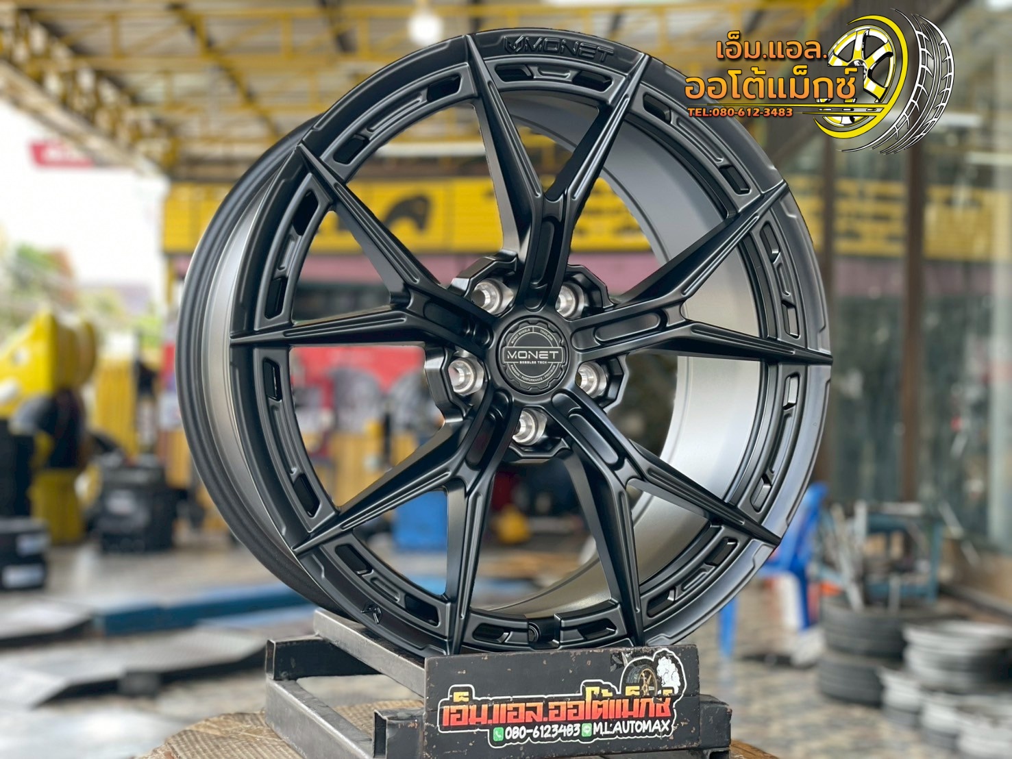 #ล้อแม็กซ์WHEELS PERFORMANCE ขอบ18" กว้าง 8.5 ET+35 PCD สามารถใส่รถ 5x112 5x113 5/114.3 BK