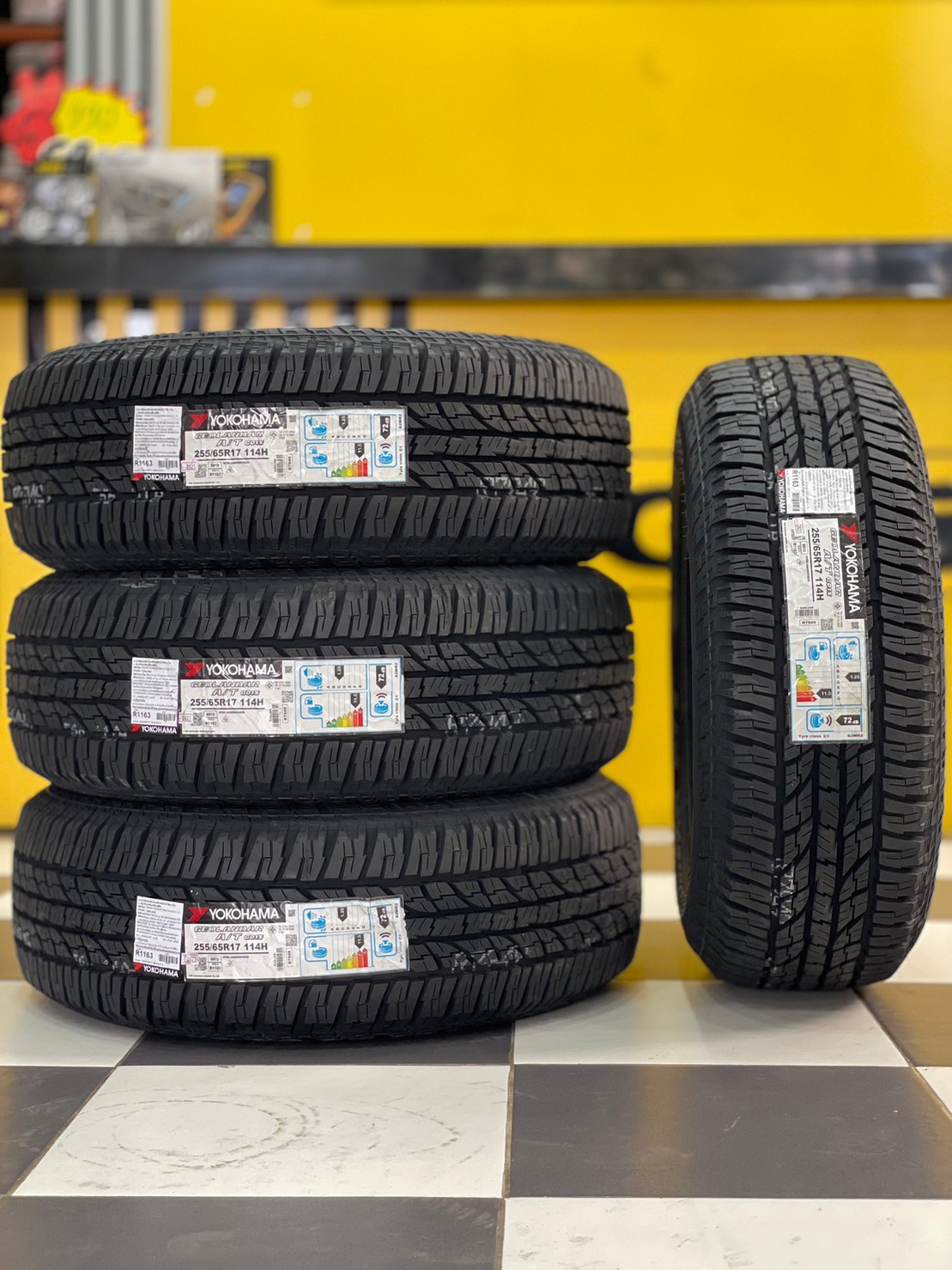 YOKOHAMA GEOLANDAR AT G015 255/65R17 ยางใหม่ปี2023 (4เส้น)