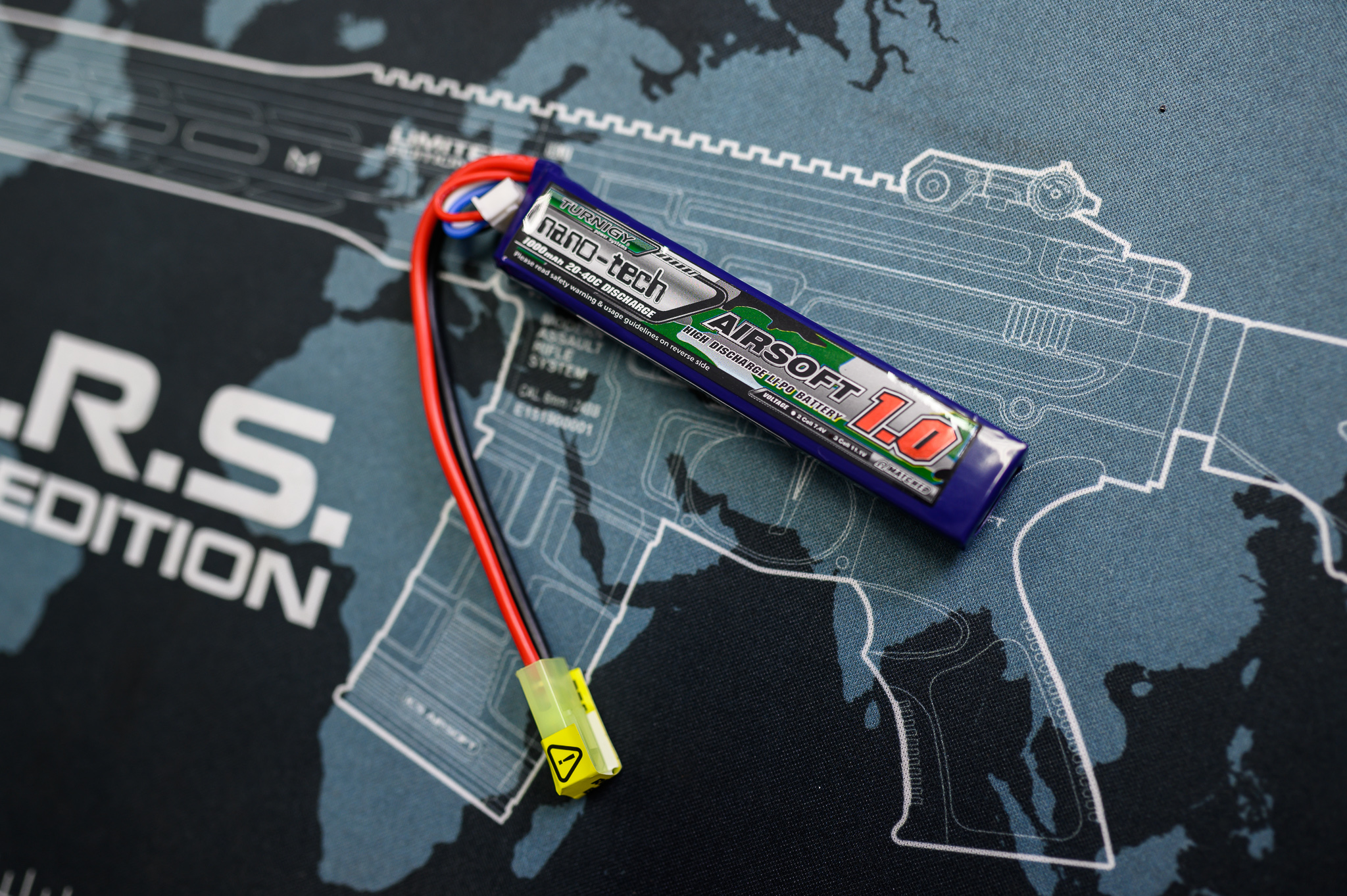 3S NNT 11.1V 1,000 mAh 20-40C nano-tech 11.1V สำหรับ PDW9 1000 mAh 20-40C (ปลั๊ก mini Tamiya)