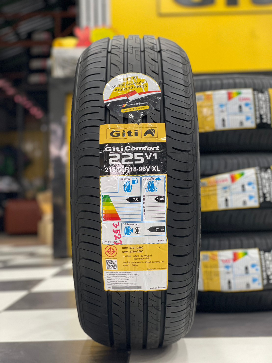 ยางใหม่ #GITI #Comfort225v1 #215/50R18 ยางใหม่ปี2023