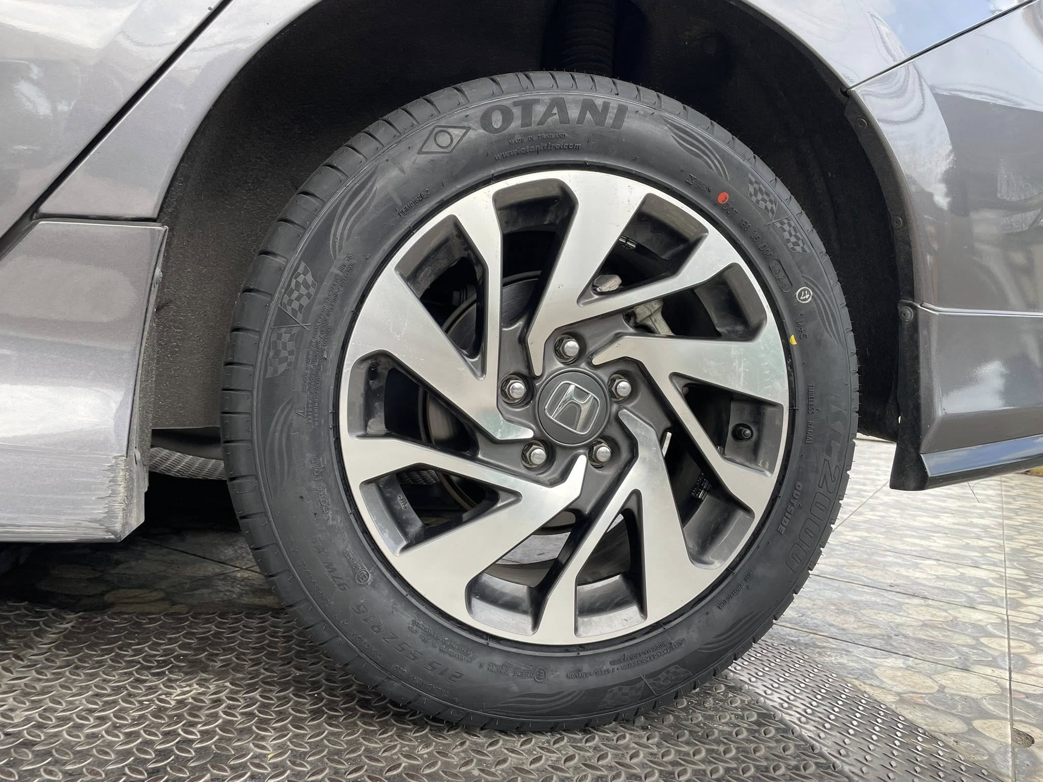 HONDA_CIVIC🚘เปลี่ยนยาง 🛞🐘#OTANI_KC2000_215/55R16