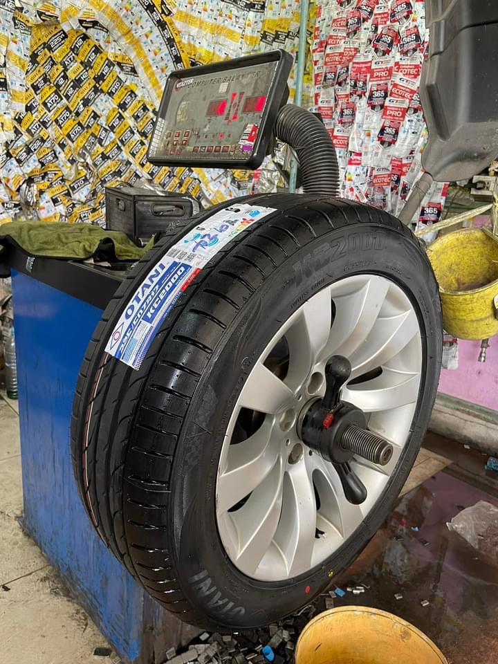 🚘 #BMW_520d🛞 เปลี่ยนยาง #OTANI #KC2000 225/50R17🔥 🔥🔥