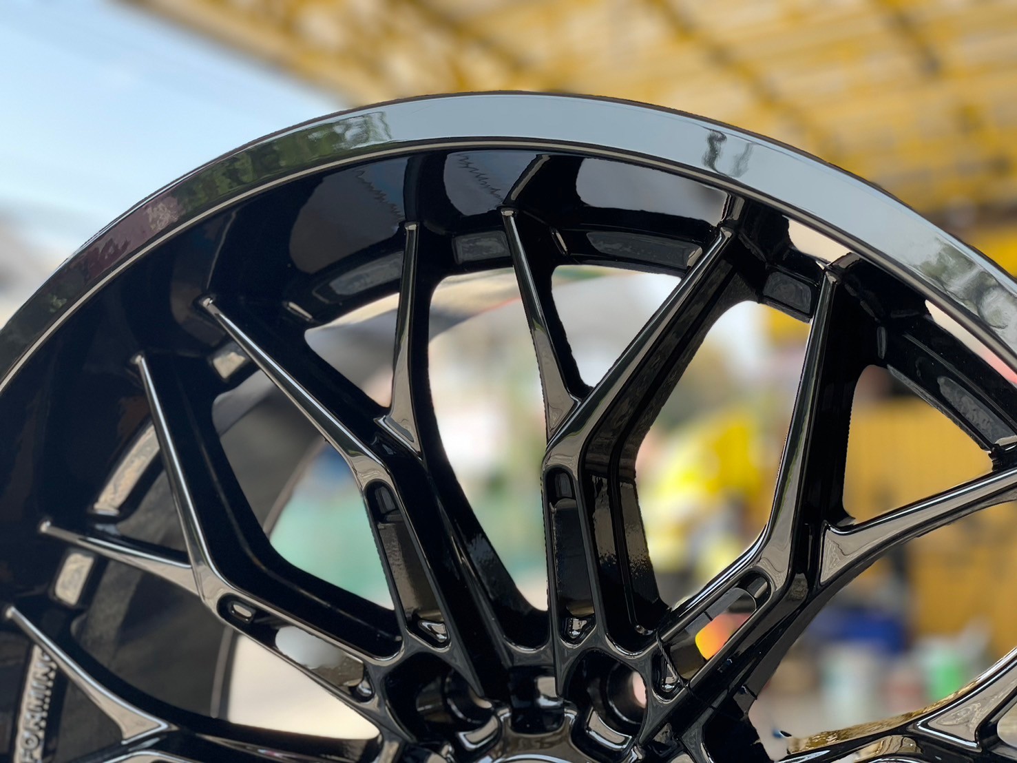 ล้อแม็กใหม่ขอบ20 งาน #HOF_RACING_WHEEL 20x9.5 6x139.7 ET0 สีดำเงา