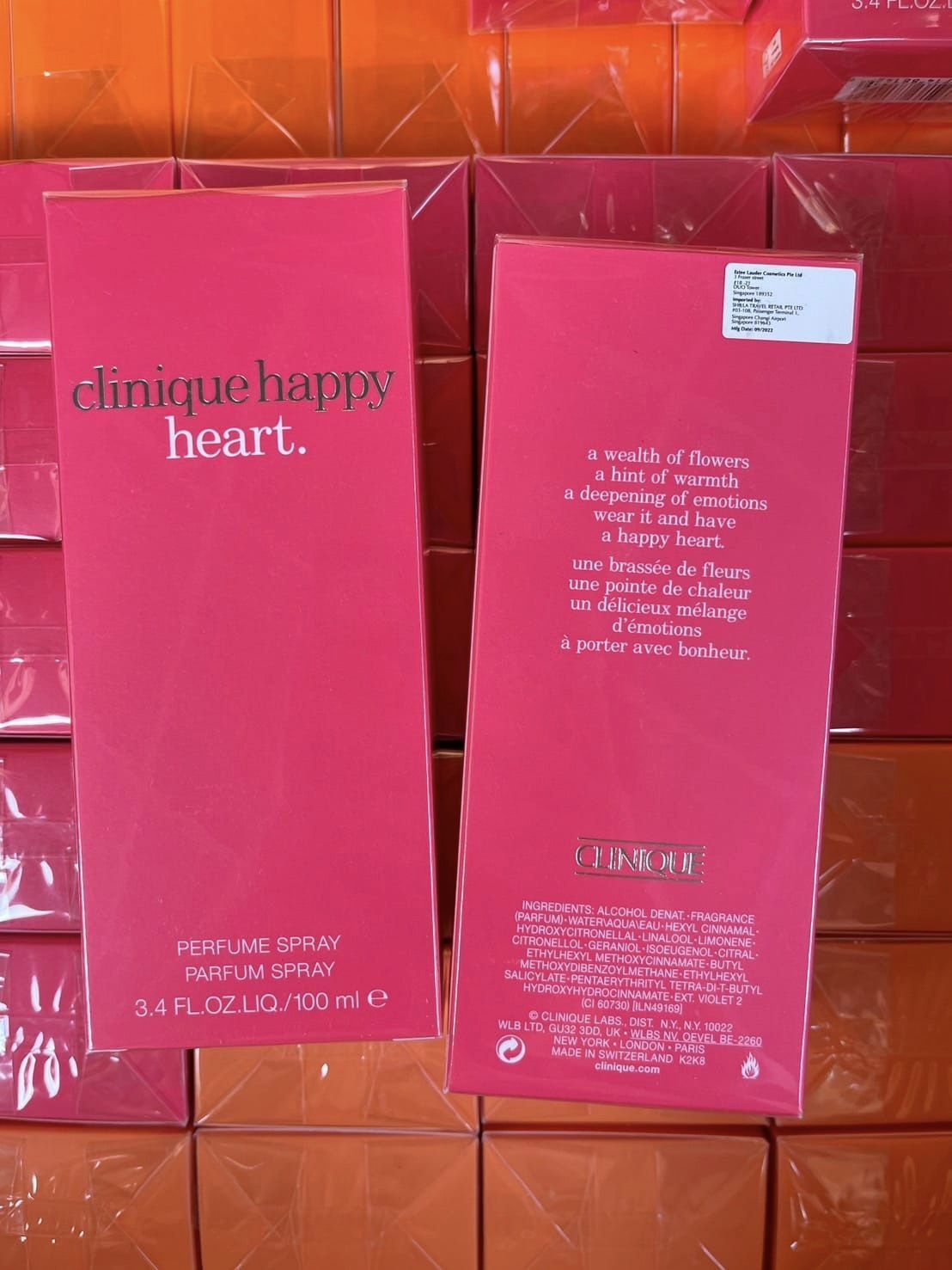 Clinique Happy Heart Eau De Parfum 100ml