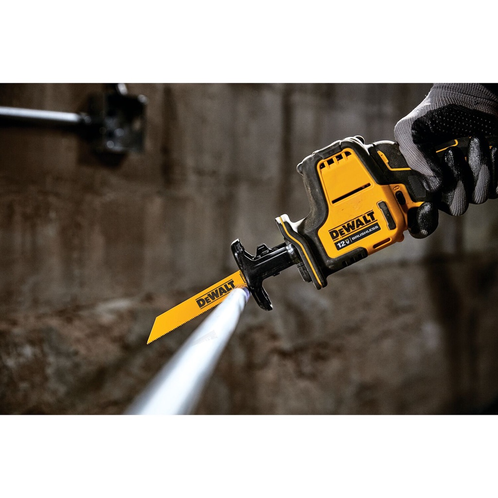 เลื่อยชักมือเดียวไร้สาย ไร้แปรงถ่าน 12V Max เฉพาะตัวเครื่อง รุ่น DCS312N-KR DEWALT
