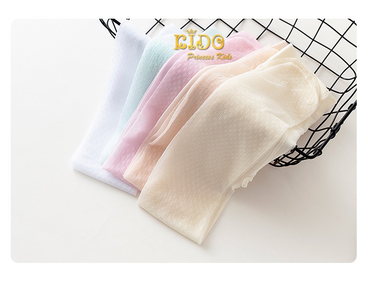 ssถุงน่องเด็ก(หน้าร้านอยู่รัชดา)L047 สีชมพู สีดำเนื้อซีทรูลายเลขาคณิต