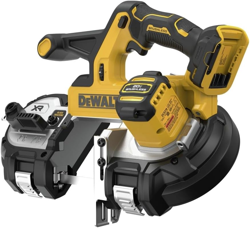 เลื่อยสายพานไร้สาย 20V MAX Mid-size ขนาด 3-3/8" No.DCS378B DEWALT (เครื่องเปล่า)