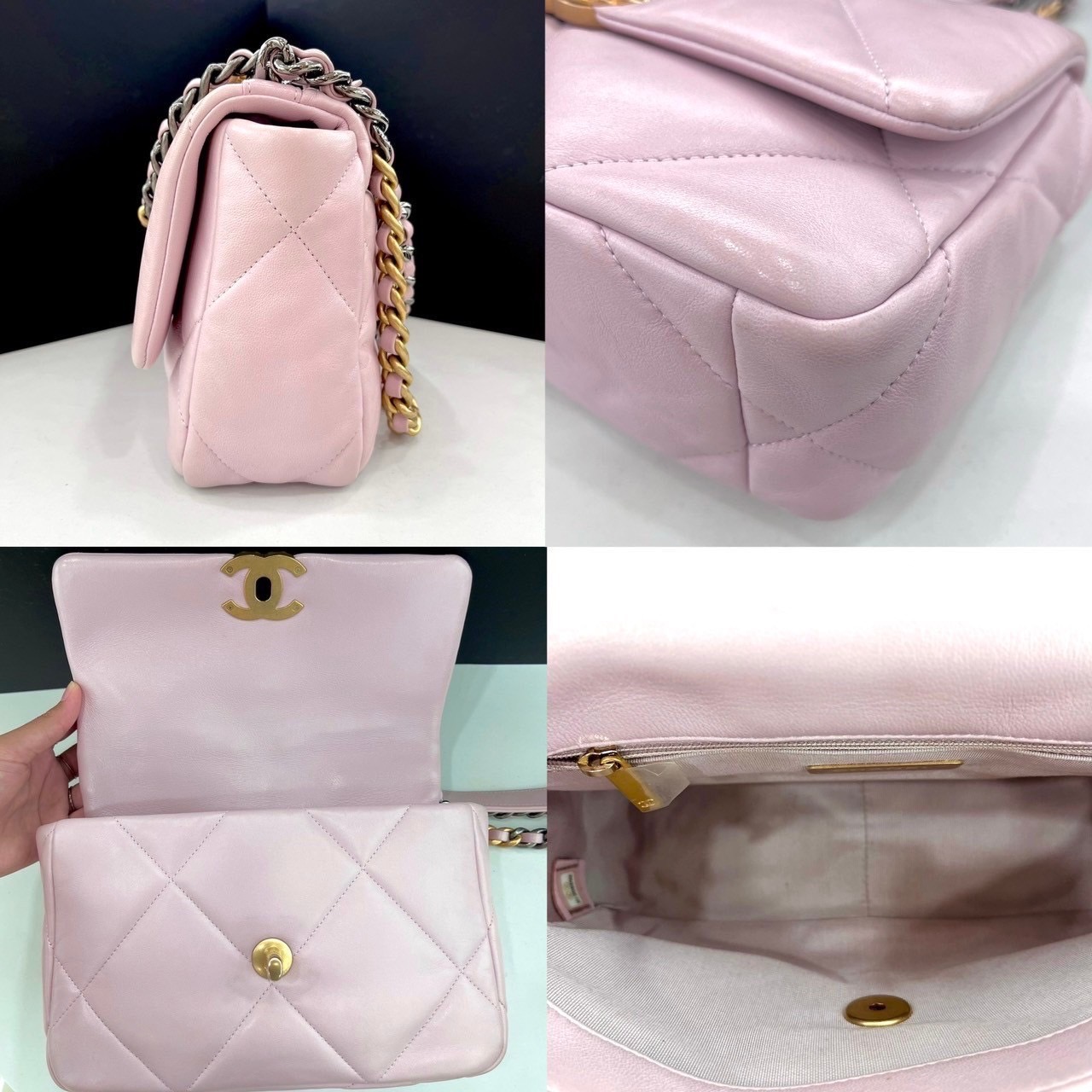 กระเป๋าChanel holo31 มือสอง สีชมพู