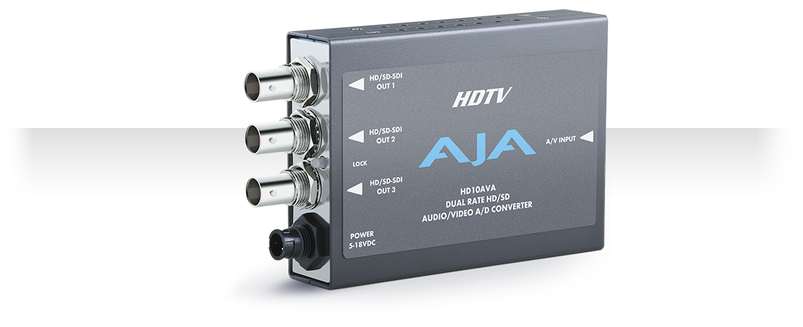 AJA HD10AVA Analog Video and Audio to SD/HD-SDI