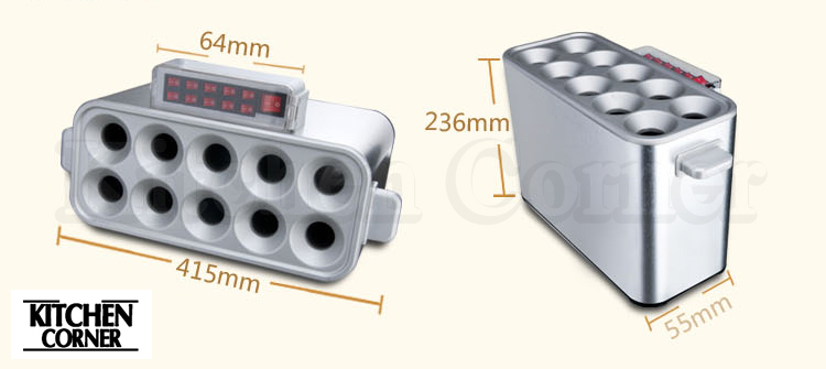 เครื่องทำไข่ม้วน ขนาด 10 ช่อง
