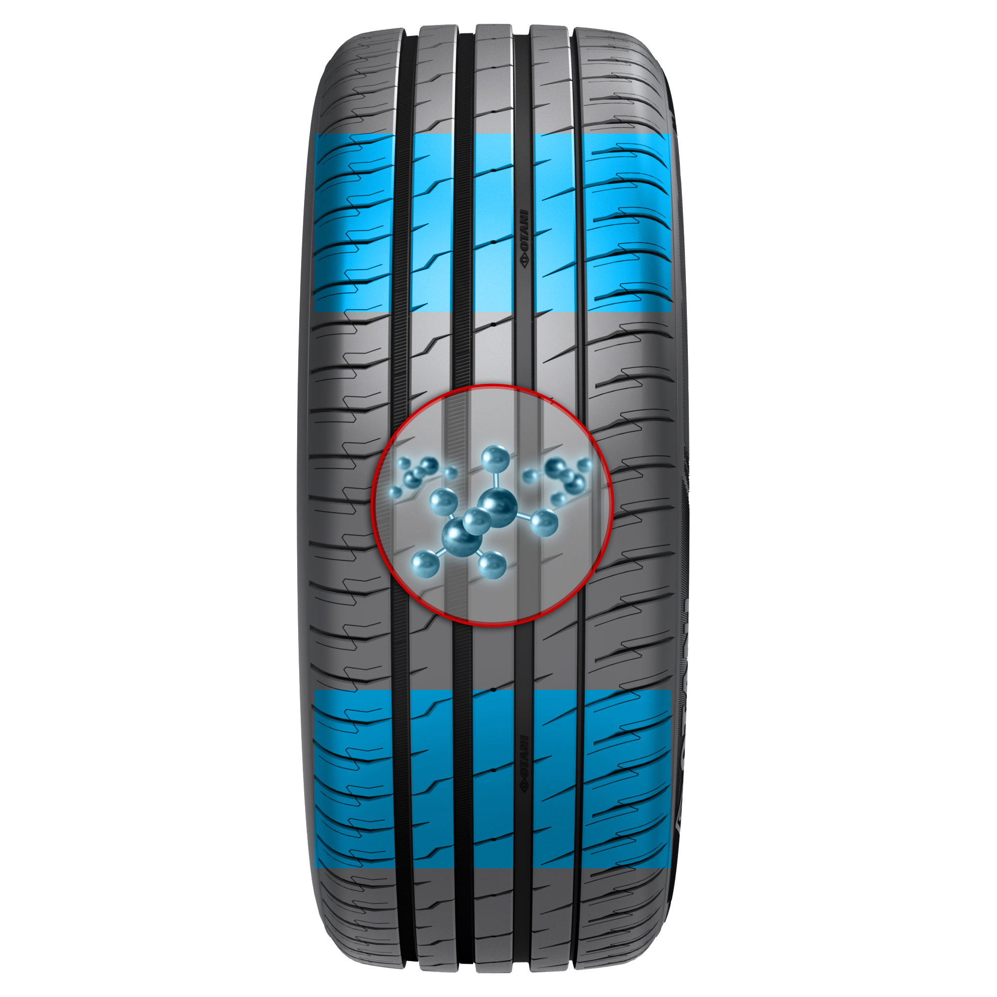 ยาง OTANI #KN1000 245/45R20 ยางใหม่ปี2025