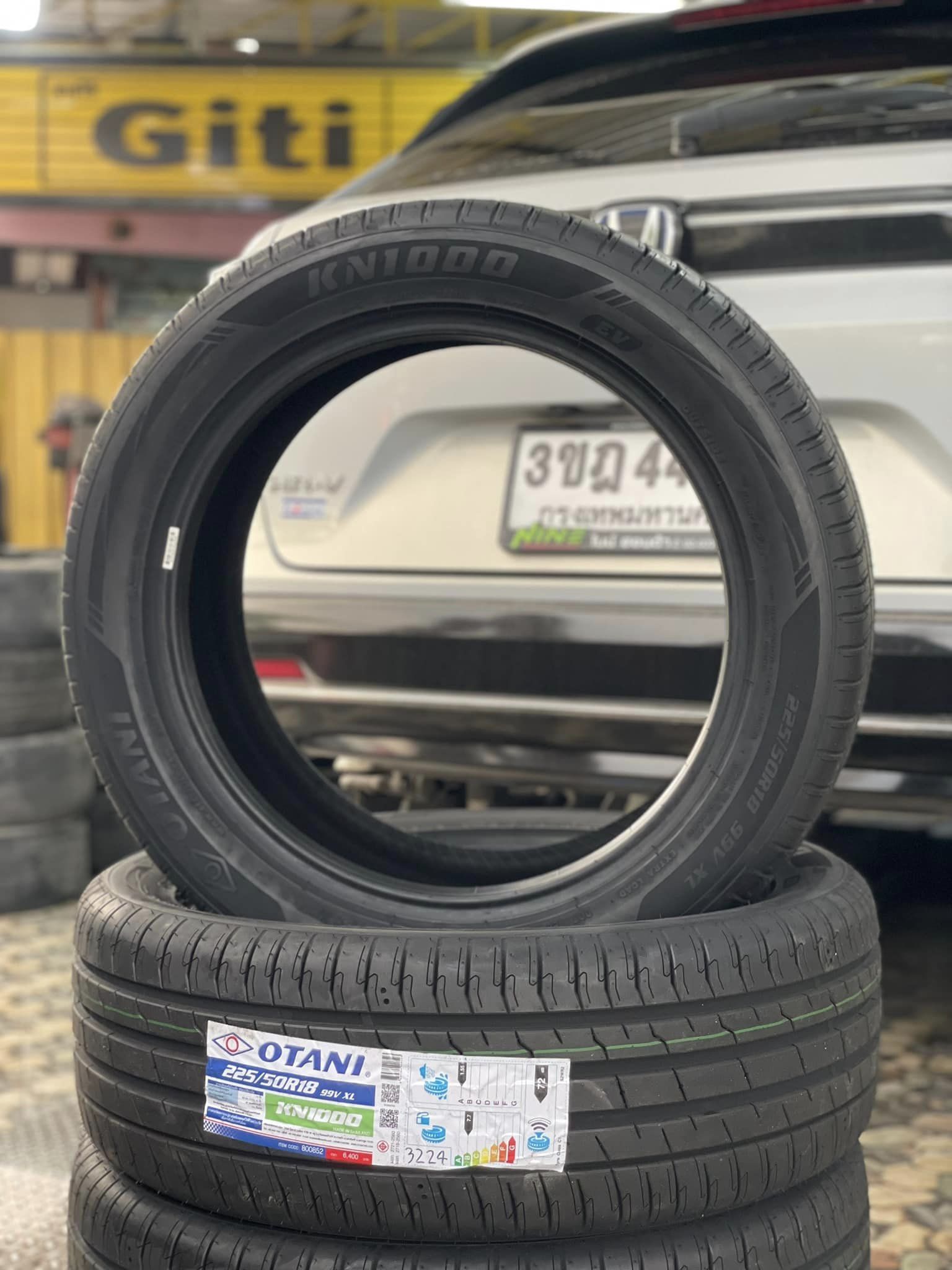 🚘 #HONDA_HRV #เปลี่ยนยาง #OTANI #KN1000 225/50R18