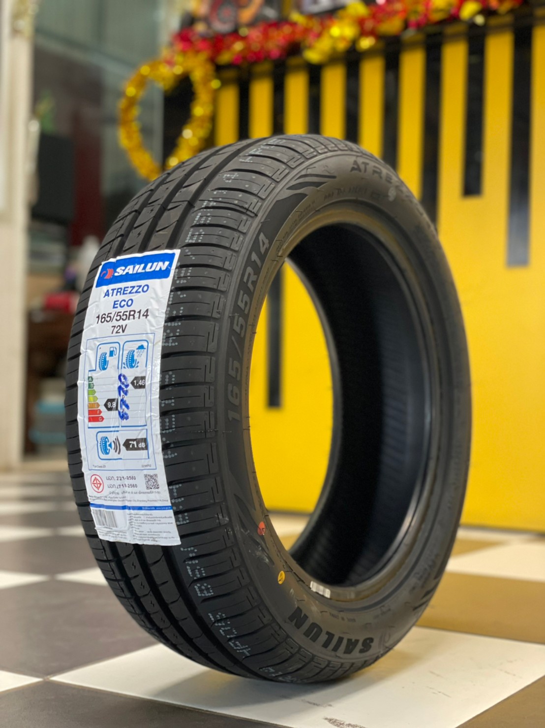 ยางใหม่ SAILUN ATREZZO ECO 165/55R14 ยางใหม่ปี2023
