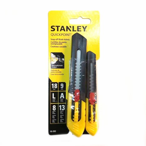 STANLEY คัตเตอร์ รุ่น 10-202 แพ๊ค 2 ชิ้น