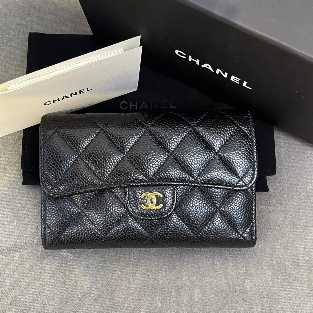 กระเป๋าสตางค์Chanel Wallet Medium Cavair