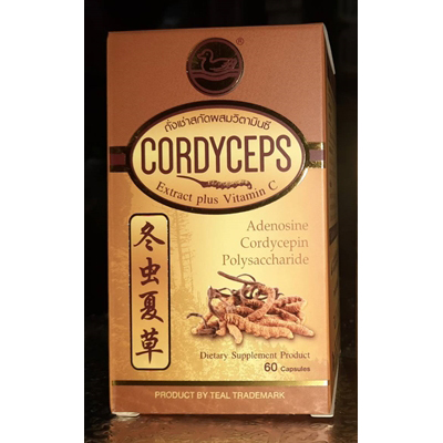 ถั่งเช่าสกัดผสมวิตามินซี ตรา นกเป็ดน้ำ