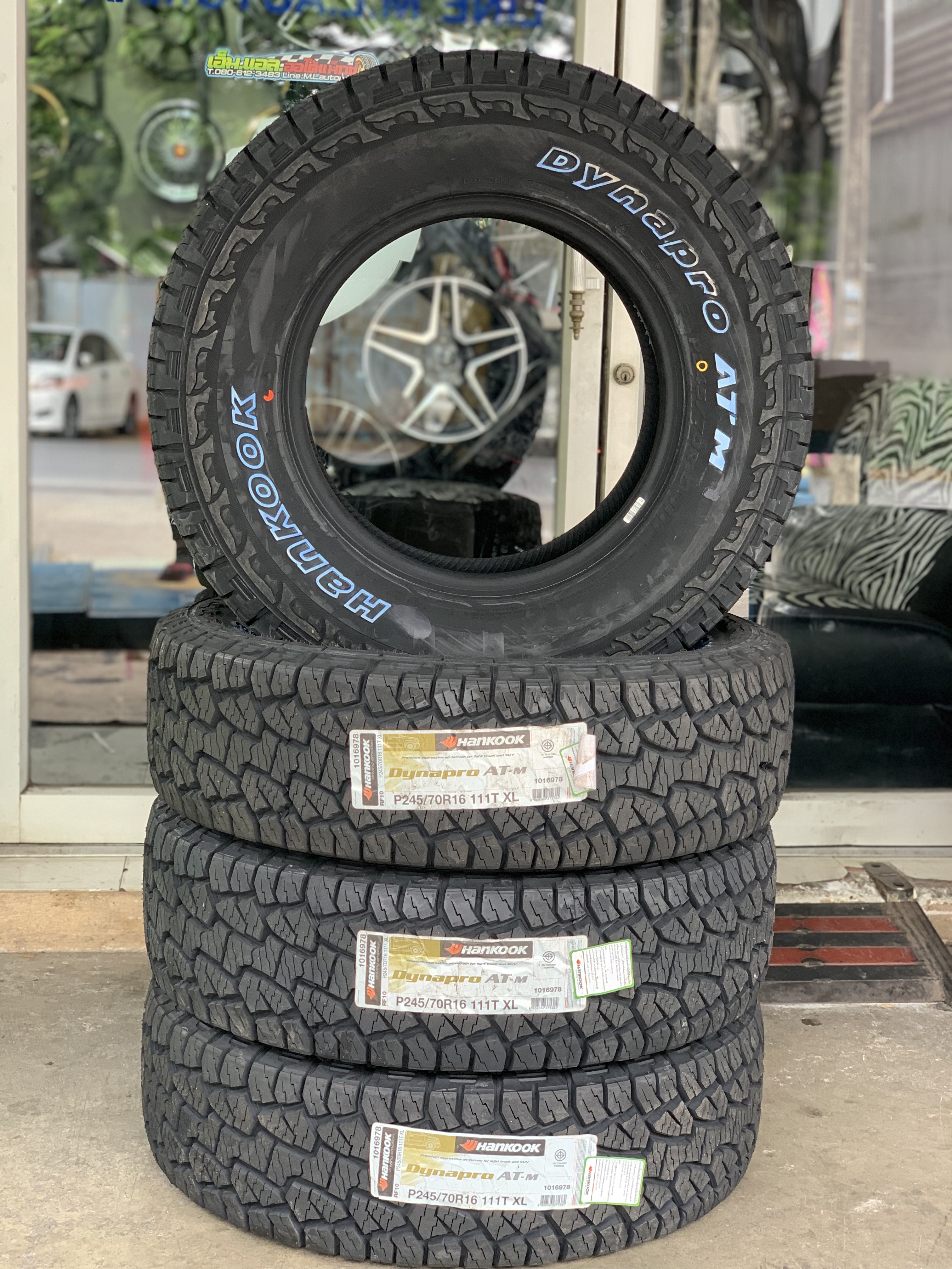 ยางใหม่Hankook Dynapro AT-M 245/70R16 (RF10)