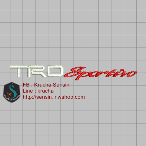 ไฟล์บล็อคปัก TRD Sportivo 1