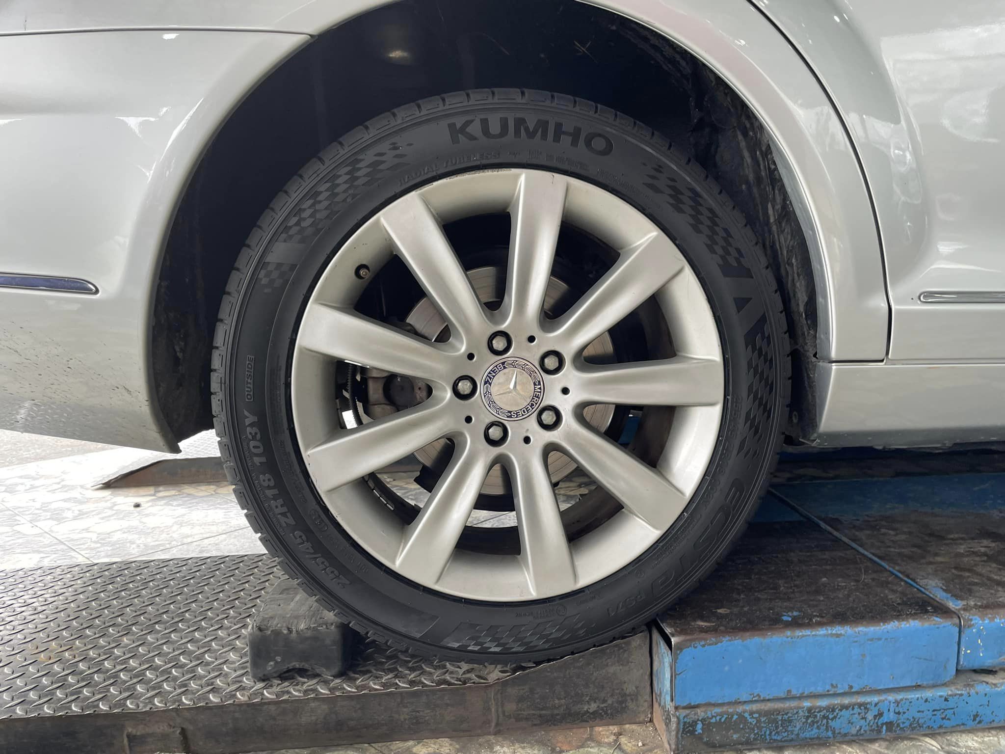 🛞❤️ #BENZ_S350🚘❤️💫 🛞🐘#KUMHO #ECSTA 255/45R18