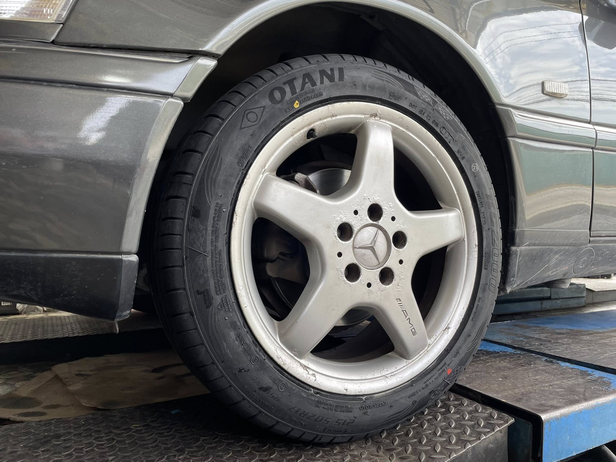 BENZ_C220 เปลี่ยนยาง 🛞🐘#OTANI_KC2000_215/50R17