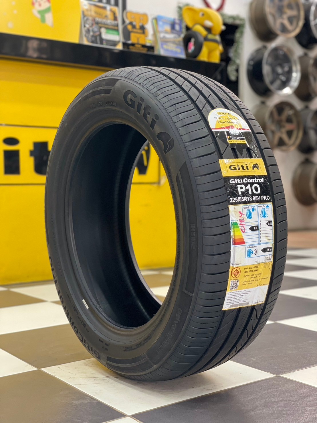🔥Giti control P10 225/55R18 🔥ยางรถยนต์คุณภาพดี นุ่มเงียบ สมรรถนะสูง ยางใหม่ปี2024 ราคาพิเศษ