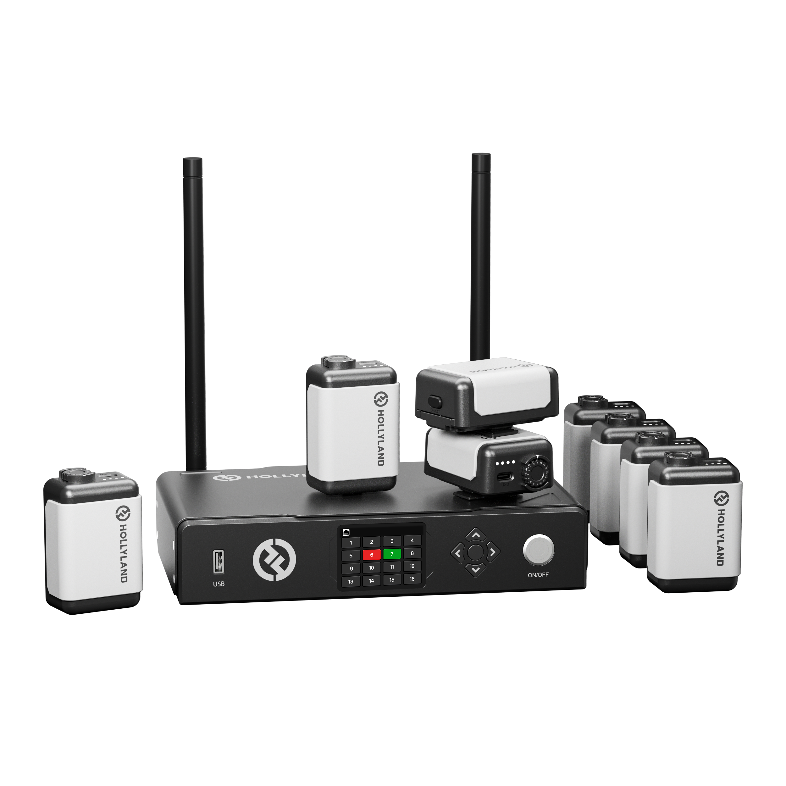 Hollyland Wireless Tally System - 8 Lights