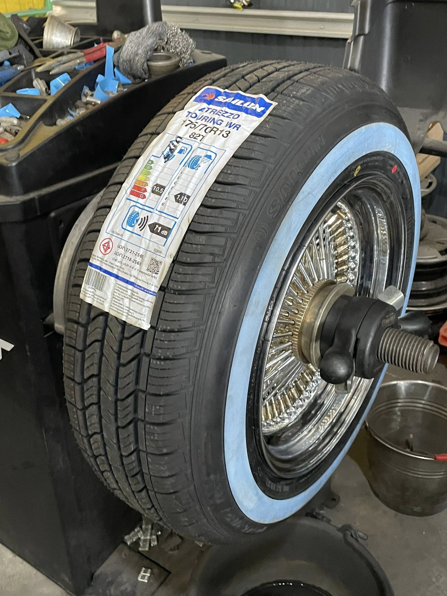 Chevrolet_impala 🚘เปลี่ยนยาง 🛞🐘#SAILUN_ขอบขาว_175/70R13