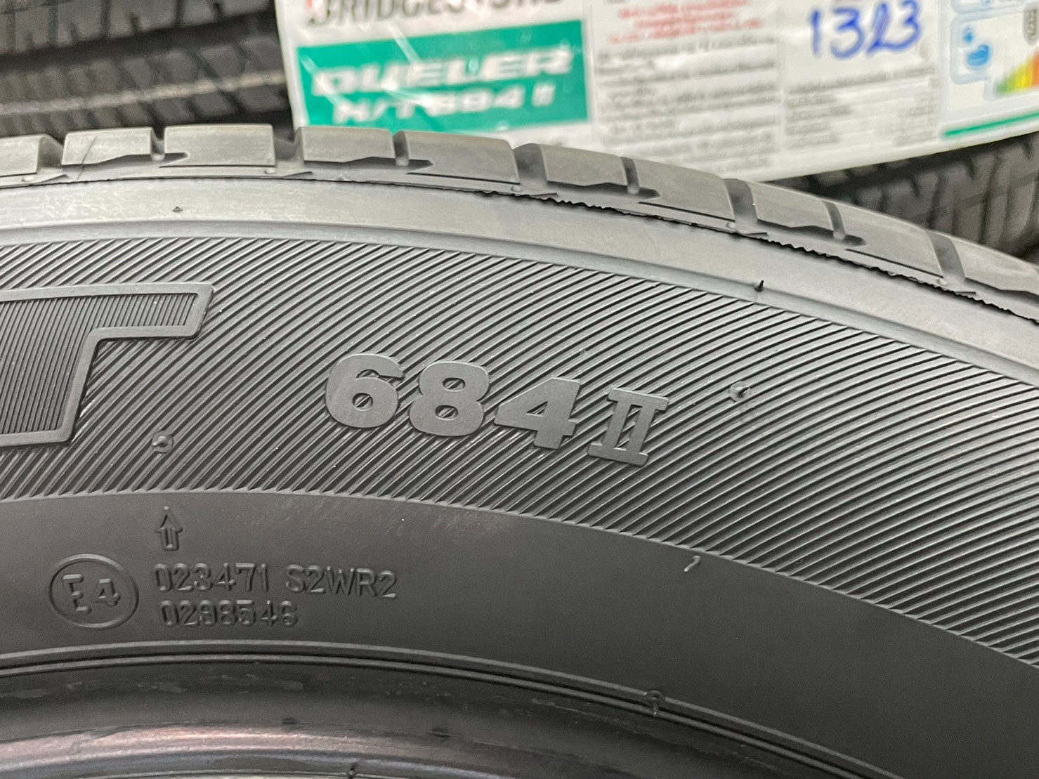 ยางBRIDGESTONE DUELER H/T 684 265/50R20 ยางใหม่ปี2023