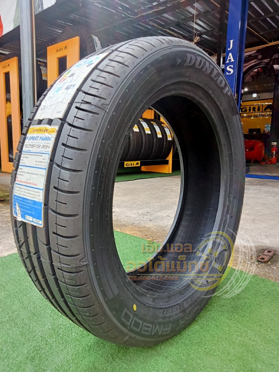ยางใหม่ดันลอป #DUNLOP SP SPORT FM800 215/55R18 ยางใหม่ปี2024 ราคาโปรโมชั่นพิเศษเพียง 4เส้น 9,900 บาท