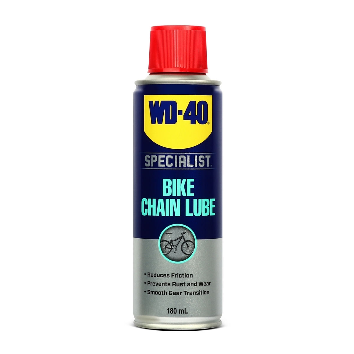 WD-40 BIKE สเปรย์หล่อลื่นโซ่ (All Conditions Chain Lube) ขนาด 180 มิลลิลิตร