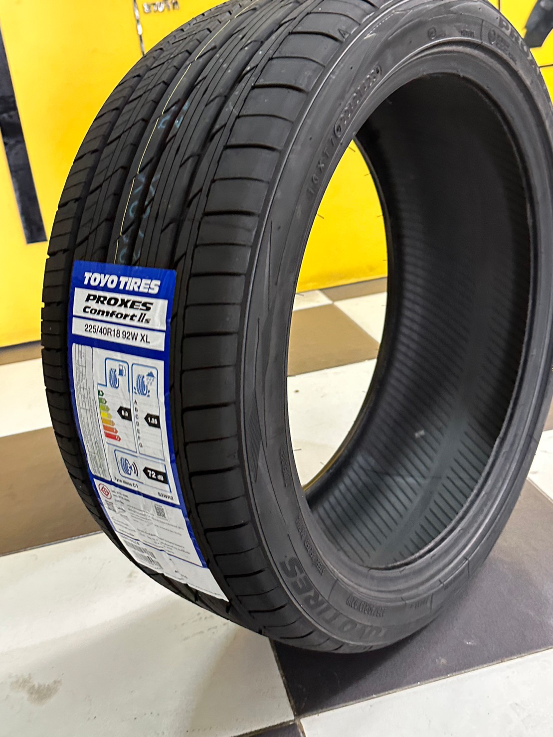 ยางใหม่ TOYO PROXES COMFORT IIs C2S 225/40R18 ยางใหม่ปี2023