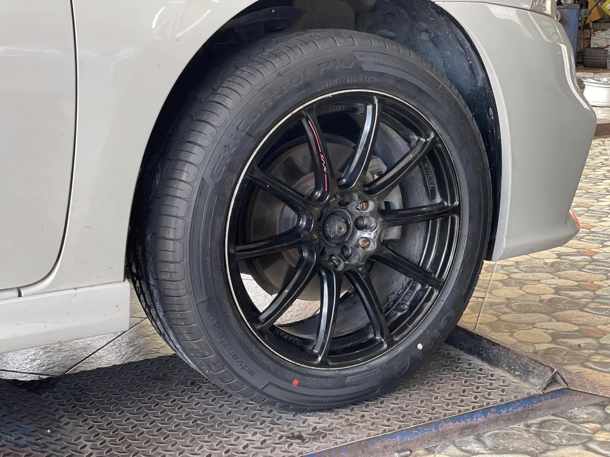 #NISSAN_SYLPHY🛞 #GITI_CONTROL P10 225/50R17 #ผ้าเบรกCompact🛞🛠