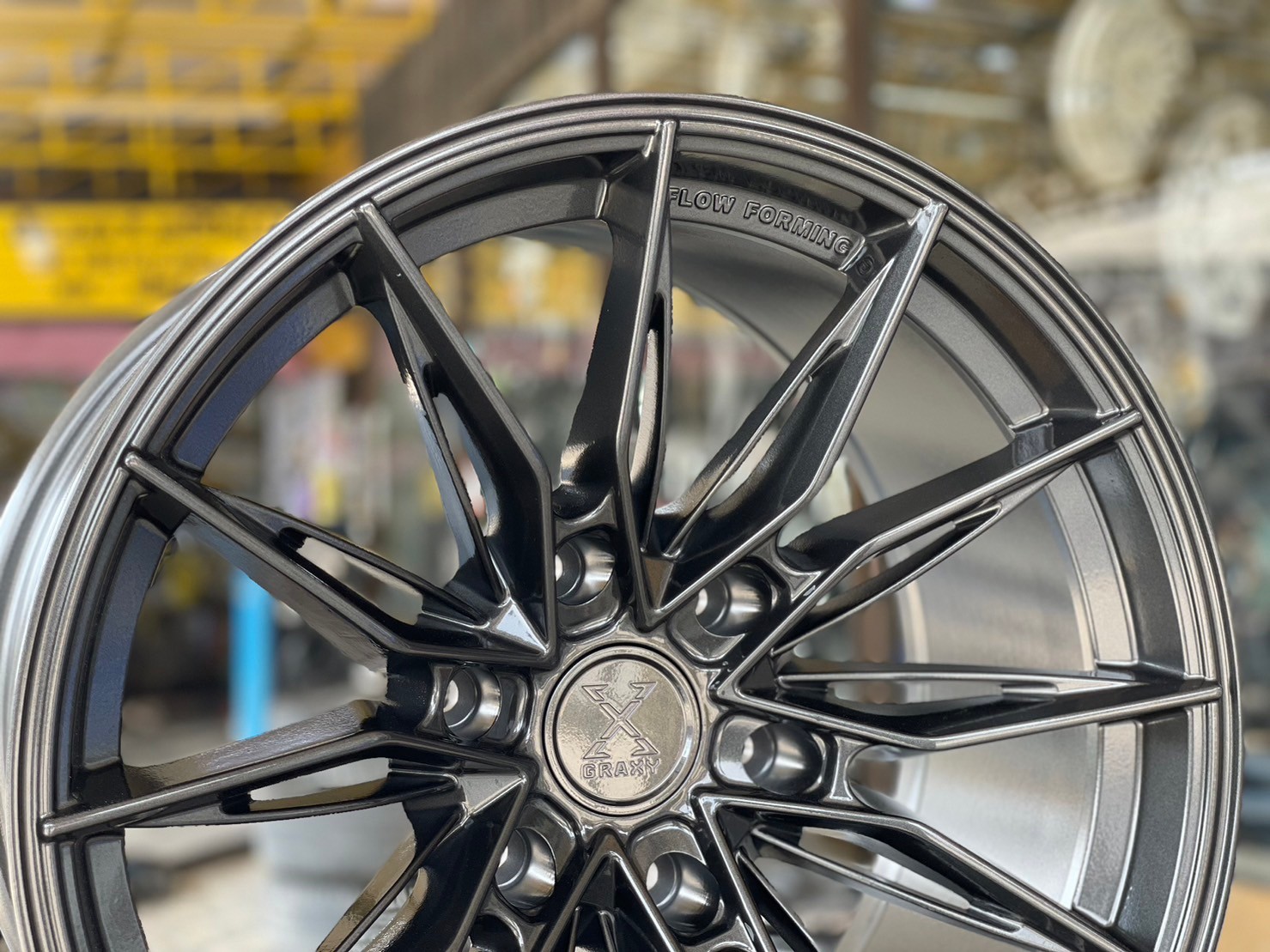 #ล้อแม็กซ์ใหม่ขอบ18 #สีเทาดำ #GRAXY X-08 18x9 ET0 6x139.7 สวยหรูราคาสบายกระเป๋า สำหรับรถกระบะและSUV