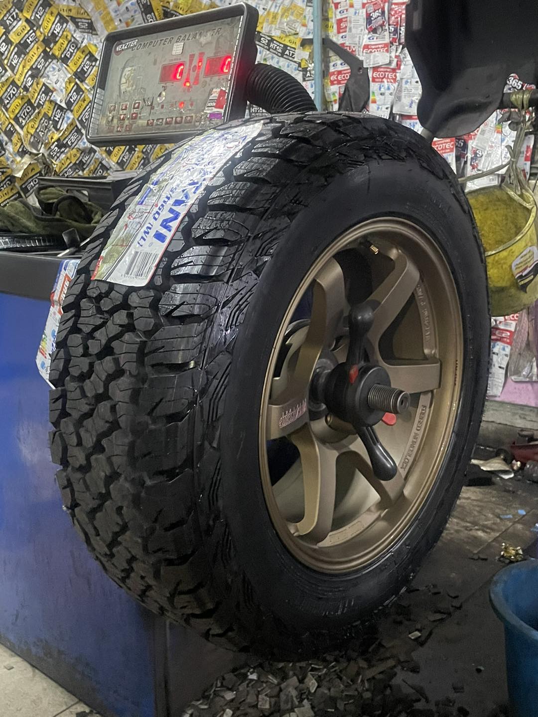 #TOYOTA_FORTUNER❤️ #ยางสายลุย หล่อดุดัน #ยางโอตานิ OTANI SA2000 265/60R18ยางAll-Terrian ยางสาย #มั่นใจใช้ยางโอตานิ #ล้อแม็กซ์ใหม่TE3718X9 ET0 6X139.7 Predator PD-34N❤️ เลเซอร์แดง