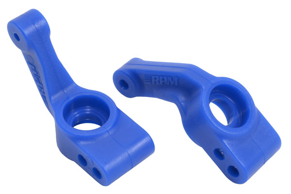 RPM-80385 Rear Bearing Carriers for the Traxxas Slash 2wd, Nitro Slash, e-Stampede 2wd & e-Rustler - Blue