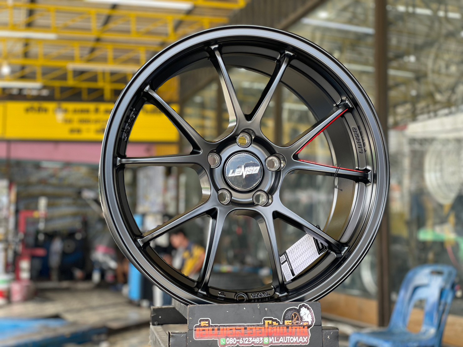 ล้อแม็กซ์ใหม่ Lenso 95G ขนาด18x8.5 ET+35 5x114.3น้ำหนักเบา 7.84 KG. เท่า Flow Forming❗️❗️