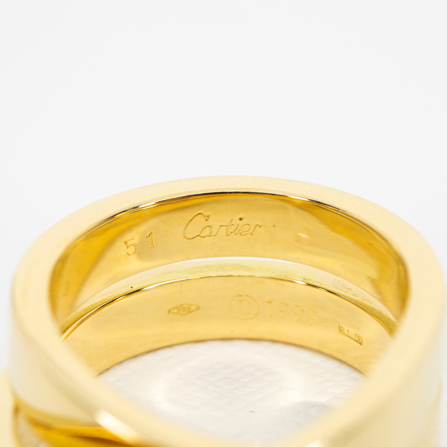 แหวน Cartier Paris Nouvelle Vague ทองคำ18K ไซส์ 51# (Used)