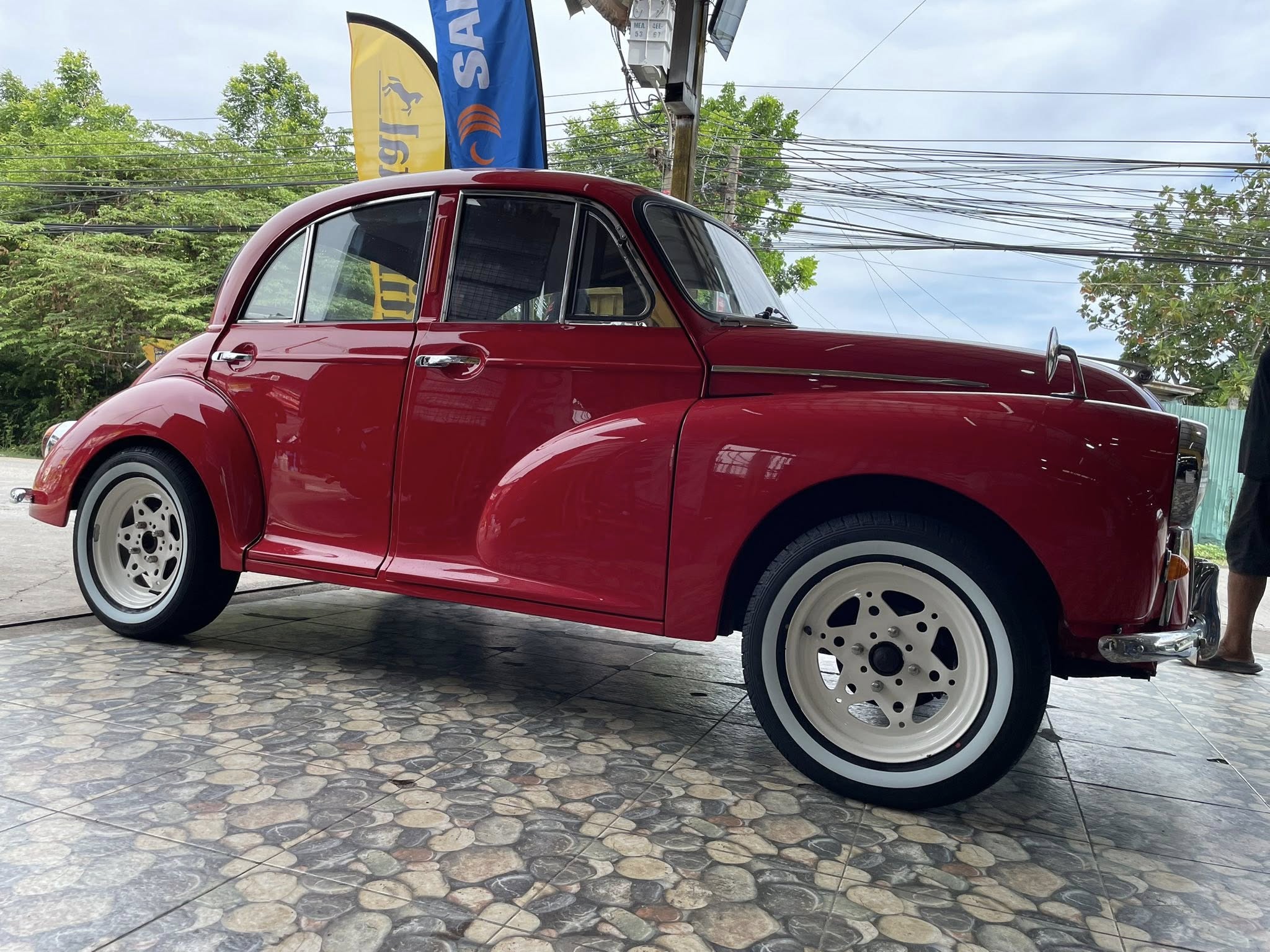 MORRIS_MINOR🚘💫 🛞🐘#SAILUN_ขอบขาว_185/65R14 🛞