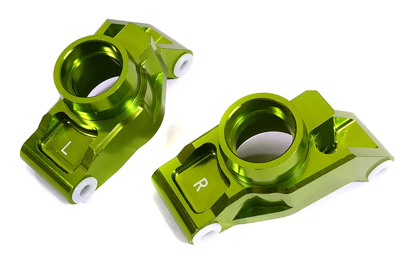 INT-C29373GREEN Billet Machined Rear Hub Carriers for Traxxas 1/10 Maxx Truck 4S