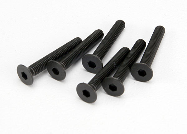 4857 Screws, 3x20mm countersunk machine (hex drive) (6)