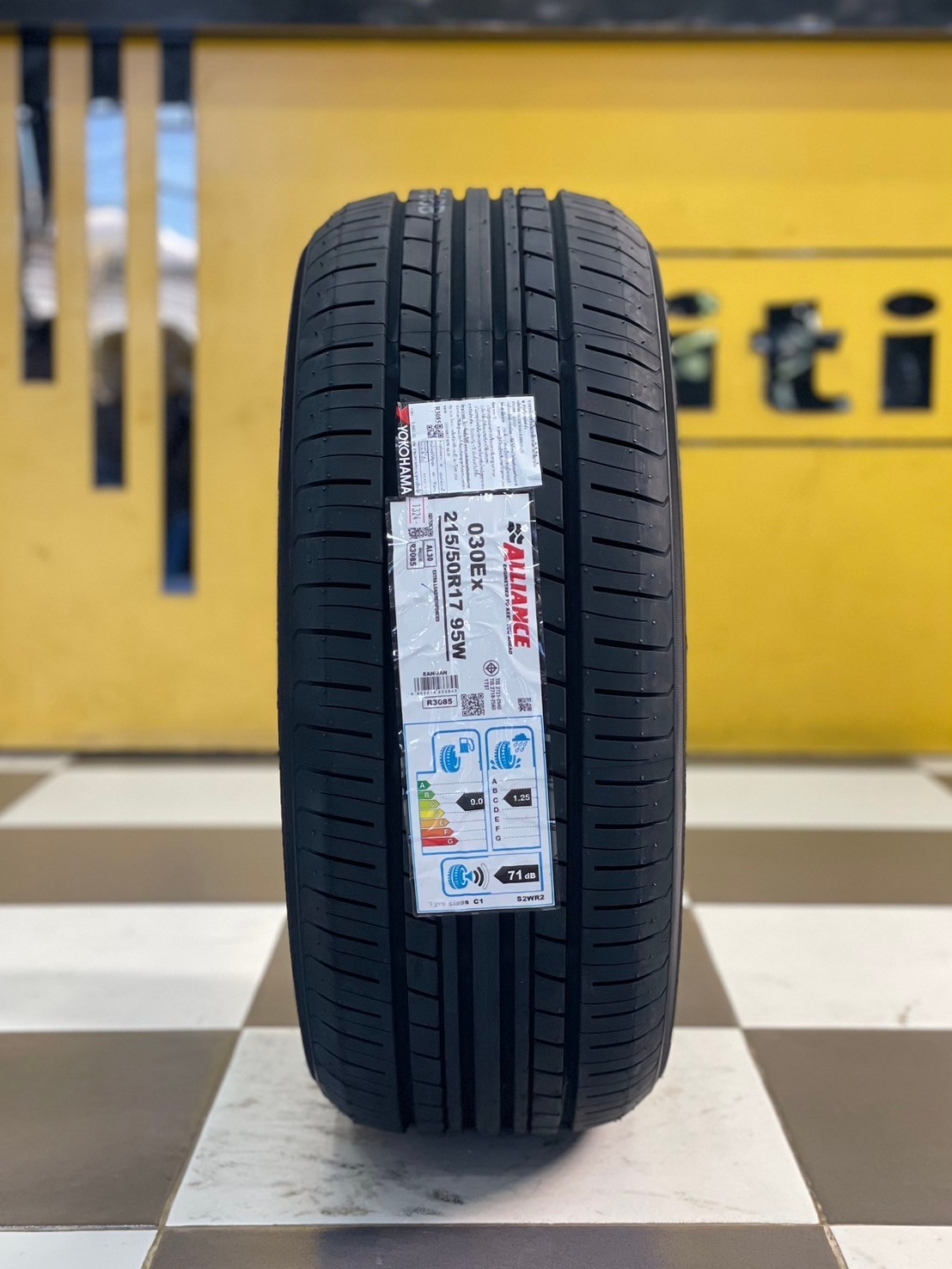 ยางใหม่ 215/50R17ALLIANCE 030Ex AL30 BY YOKOHAMA ยางใหม่ปี2024